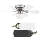 GLOBO LIGHTING Deckenventilator mit Beleuchtung, wendbare Flügel Weiß/Graphit Bild 5