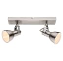 GLOBO LIGHTING LED Deckenspot 2-flammig silber verstellbar Bild 1
