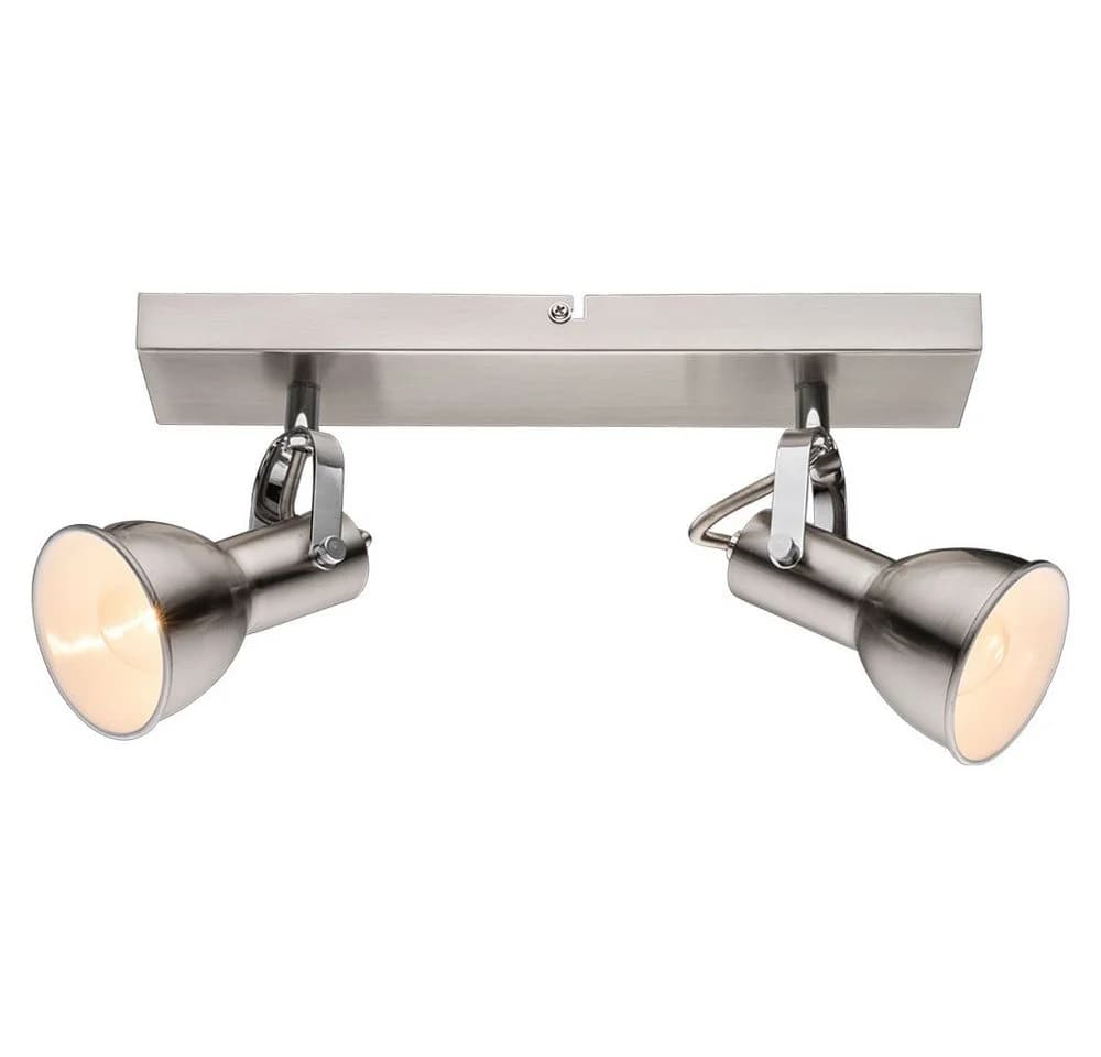 GLOBO LIGHTING LED Deckenspot 2-flammig silber verstellbar