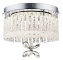 GLOBO LIGHTING LED Deckenleuchte Chrom Kristall Glas Bild 2