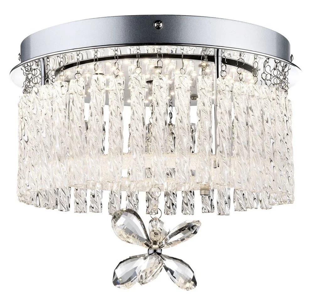 GLOBO LIGHTING LED Deckenleuchte Chrom Kristall Glas - Bild 2