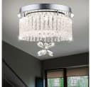 GLOBO LIGHTING LED Deckenleuchte Chrom Kristall Glas Bild 5