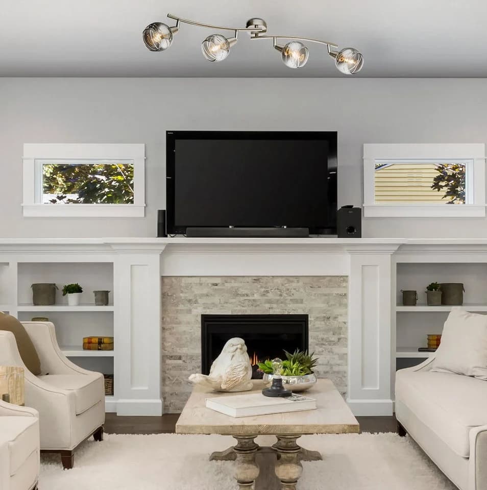 GLOBO LIGHTING LED Deckenstrahler "ROMAN" Nickel matt