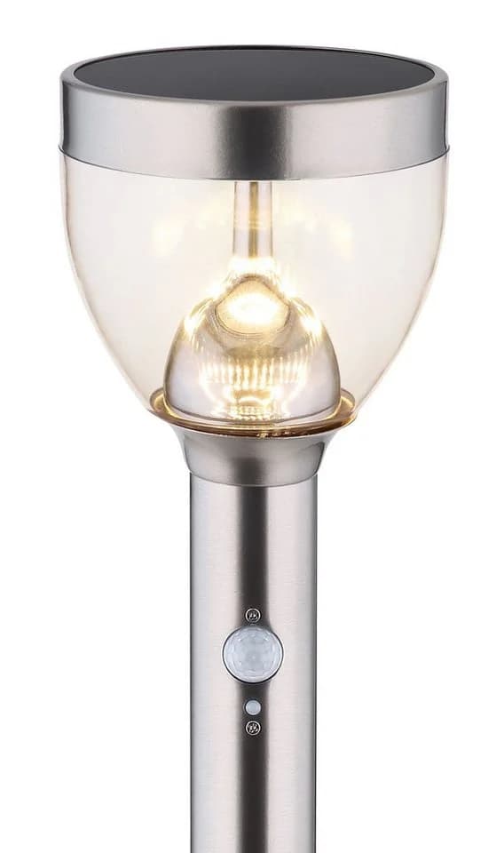 GLOBO LIGHTING LED Außen-Stehlampe Solar Grau - Bild 4