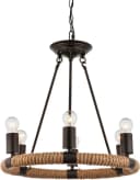 GLOBO LIGHTING Kronleuchter Landhausstil Rustikal Bild 3