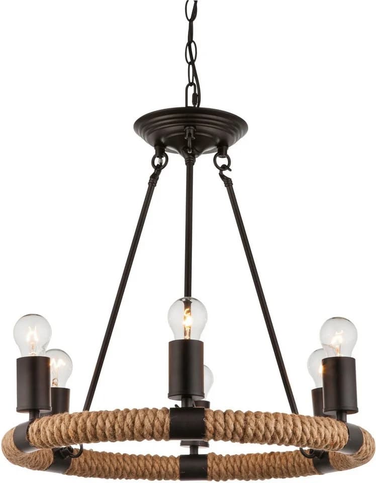 GLOBO LIGHTING Kronleuchter Landhausstil Rustikal - Bild 3