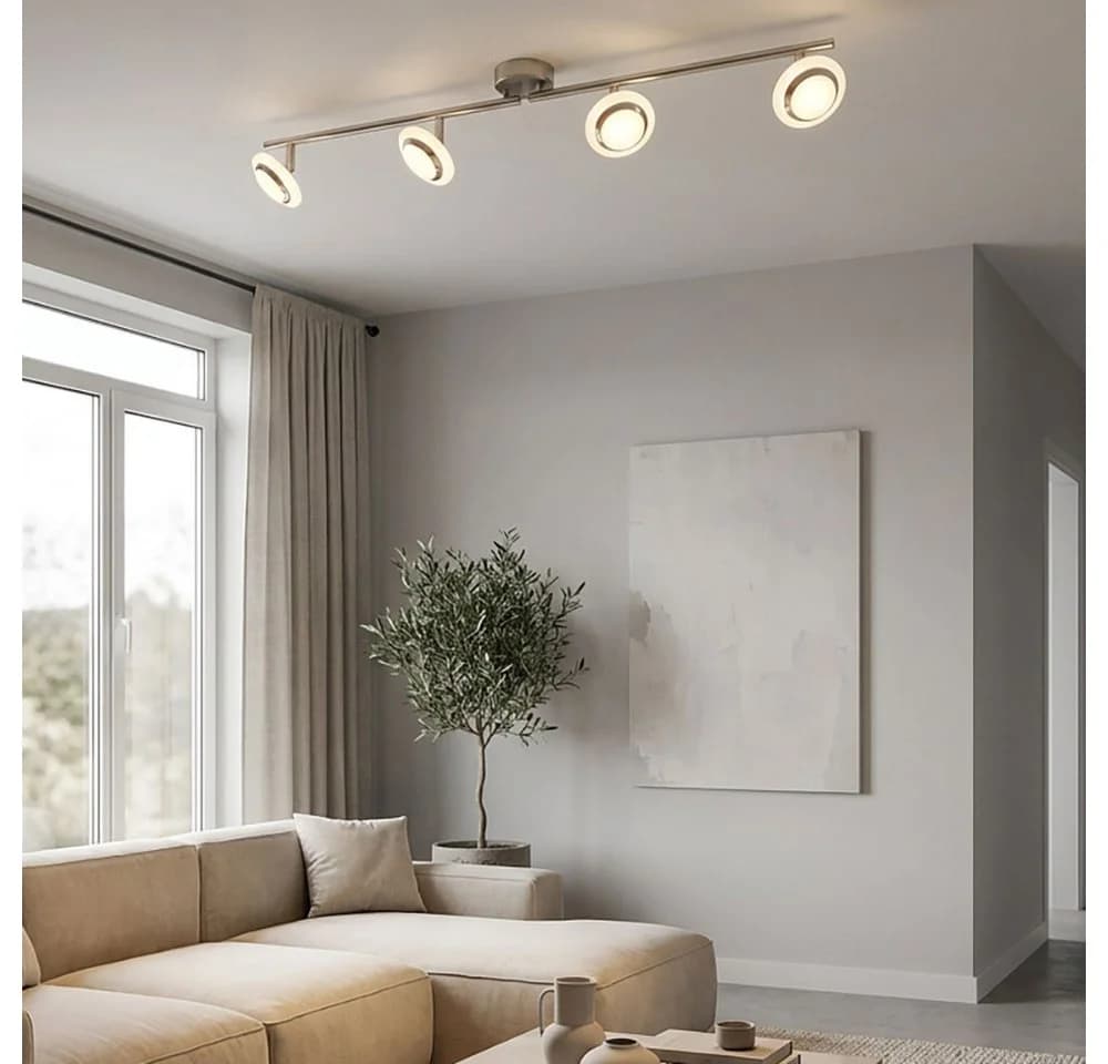 GLOBO LIGHTING LED Deckenspot 4-flammig Warmweiß beweglich - Bild 4