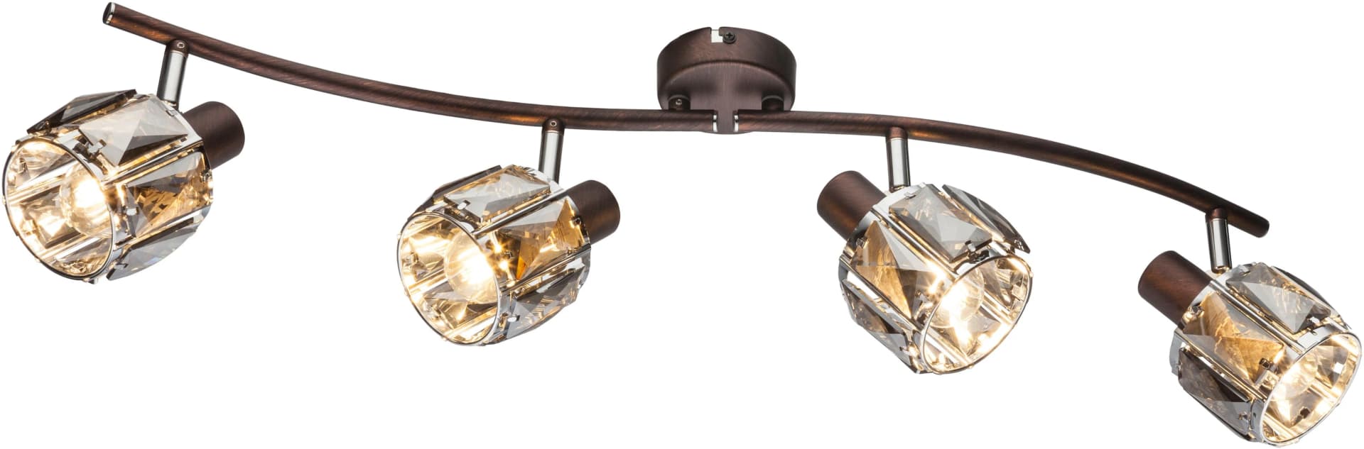 GLOBO LIGHTING Deckenspot INDIANA Bronze 4x E14