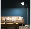 GLOBO LIGHTING Bogenstehleuchte Chrom Matt Nickel Schwenkbar Bild 4