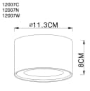 GLOBO LIGHTING LED Deckenleuchte SERENA Weiß Bild 5