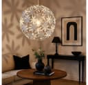 Globo Hängeleuchte Weiß Kunststoff Kugel 150 cm Bild 3