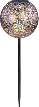 GLOBO LIGHTING Solarleuchte Garten Kugel Silber LED Warmweiß Bild 3