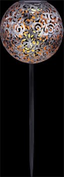 GLOBO LIGHTING Solarleuchte Garten Kugel Silber LED Warmweiß Bild 5
