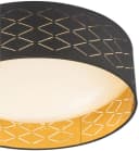 Globo Deckenleuchte CLARKE Weiß Metall Textil Bild 4