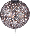 GLOBO LIGHTING Solarleuchte SOLAR Warmweiß Metall Garten Bild 2