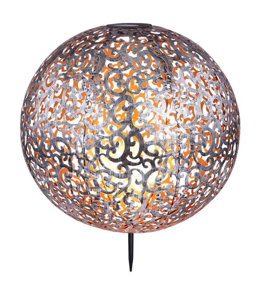 GLOBO LIGHTING LED Solarleuchte SOLAR, Warmweiß, Solarlampe für Garten - Bild 3
