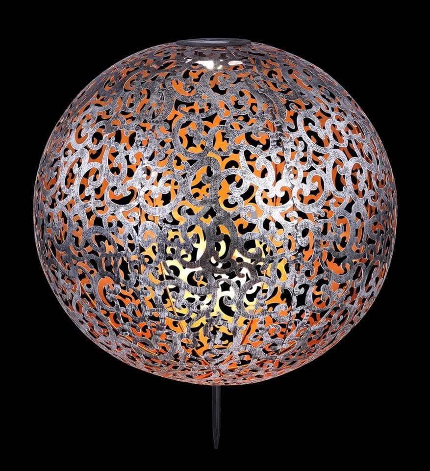 GLOBO LIGHTING LED Solarleuchte SOLAR, Warmweiß, Solarlampe für Garten - Bild 5