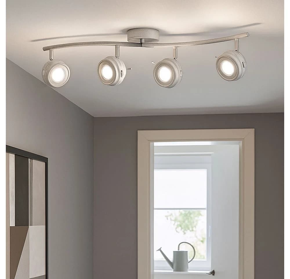 GLOBO LIGHTING LED Deckenleuchte Warmweiß Metallgrau - Bild 4