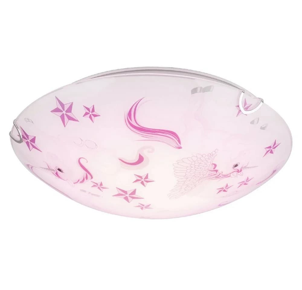 GLOBO LIGHTING Deckenleuchte Kinderzimmer Weiß Rosa LED - Bild 2