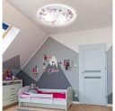GLOBO LIGHTING Deckenleuchte Kinderzimmer Weiß Rosa LED Bild 3