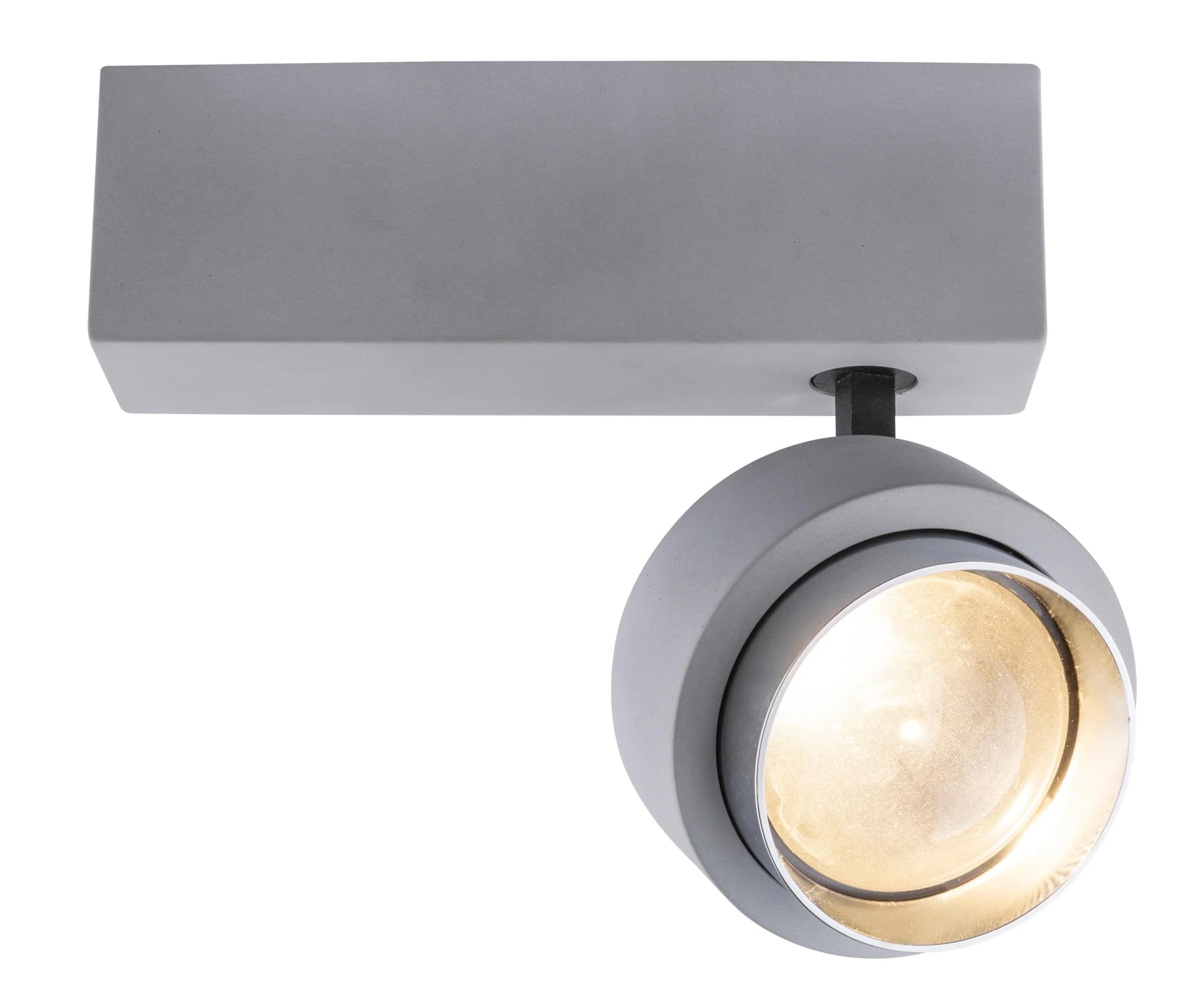 GLOBO LIGHTING Deckenleuchte "TIMO" grau Beton dreh- und schwenkbar