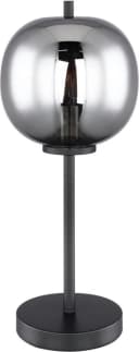GLOBO LIGHTING Tischleuchte BLACKY Schwarz Metall Glas Bild 1
