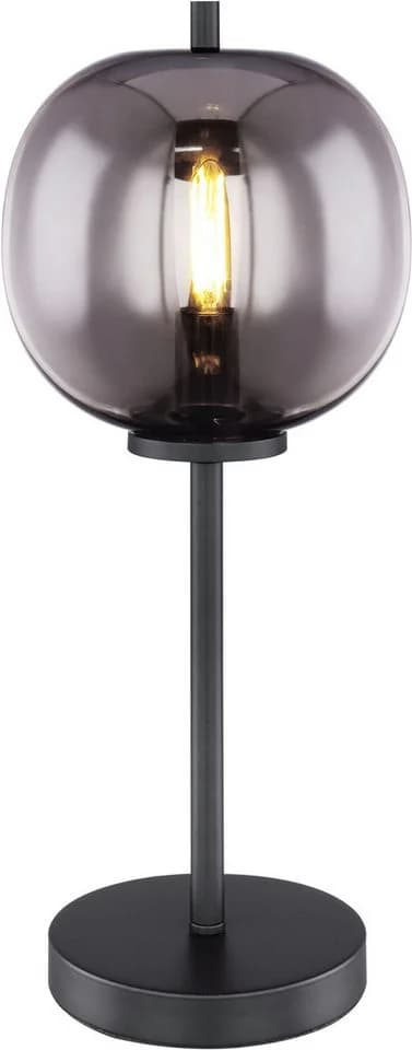 GLOBO LIGHTING Tischleuchte BLACKY Schwarz Metall Glas - Bild 2