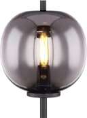 GLOBO LIGHTING Tischleuchte BLACKY Schwarz Metall Glas Bild 3
