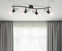 GLOBO LIGHTING Deckenspot VERNOLE Schwarz E14 4x40W Bild 1