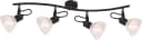 GLOBO LIGHTING Deckenspot VERNOLE Schwarz E14 4x40W Bild 2