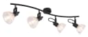 GLOBO LIGHTING Deckenspot VERNOLE Schwarz E14 4x40W Bild 3