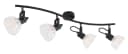 GLOBO LIGHTING Deckenspot VERNOLE Schwarz E14 4x40W Bild 5