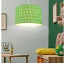 GLOBO LIGHTING Hängeleuchte Kinderzimmer Grün/Weiß E27 Bild 3