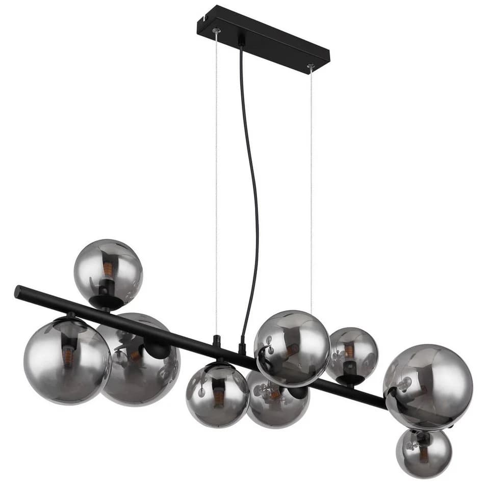 GLOBO LIGHTING LED-Hängeleuchte RIHA Schwarz Glas - Bild 2