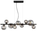 GLOBO LIGHTING LED-Hängeleuchte RIHA Schwarz Glas Bild 4