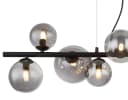 GLOBO LIGHTING LED-Hängeleuchte RIHA Schwarz Glas Bild 5
