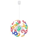 GLOBO LIGHTING Hängeleuchte Kinderzimmerlampe Buchstaben Bunt 4-Flammig Bild 2