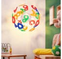 GLOBO LIGHTING Hängeleuchte Kinderzimmerlampe Buchstaben Bunt 4-Flammig Bild 4