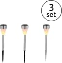 GLOBO LIGHTING Solarleuchte SOLAR 3er Set Silber IP44 Bild 2