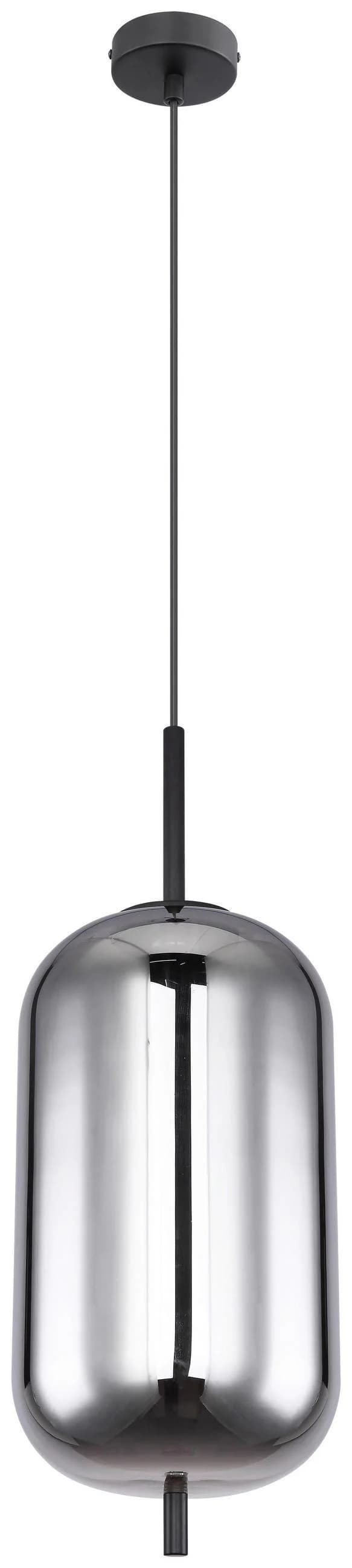 Hängeleuchte Blacky Grau/Schwarz 60 Watt