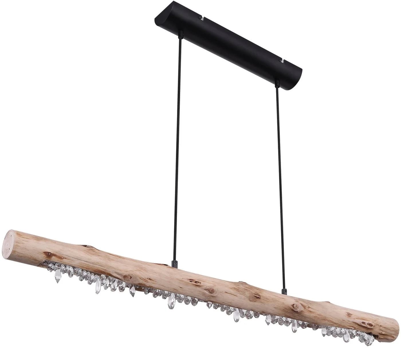 LED-Hängelampe Felicitas aus Holz, Länge 100 cm - Bild 4