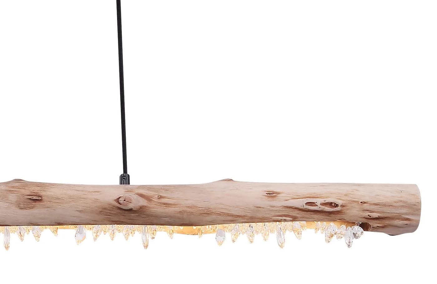 LED-Hängelampe Felicitas aus Holz, Länge 100 cm - Bild 5