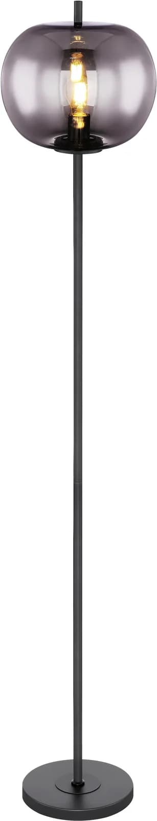 Stehleuchte Blacky in Grau max. 60 Watt