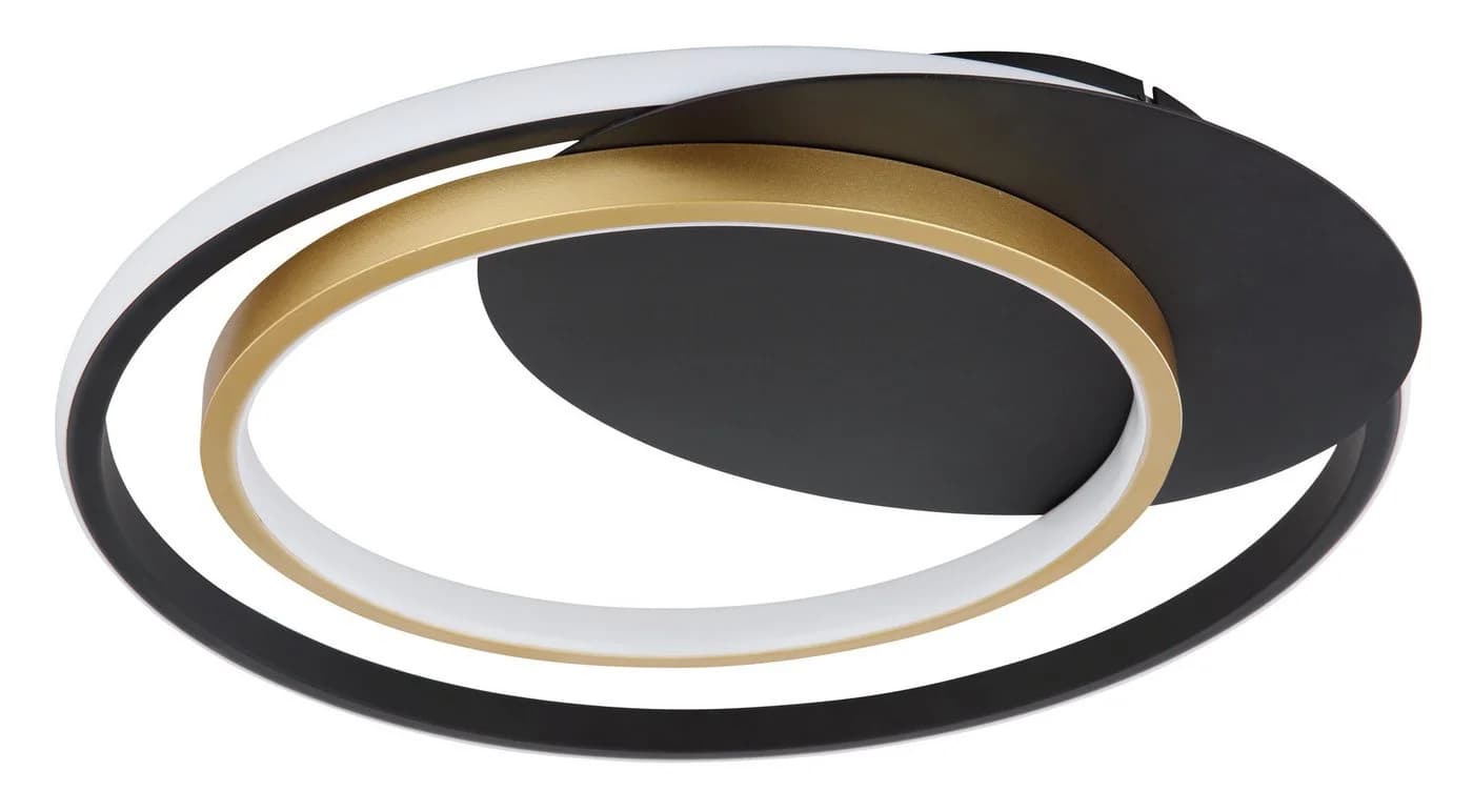 GLOBO LIGHTING Deckenleuchte RODAN Schwarz/Gold Dimmbar LED - Bild 3