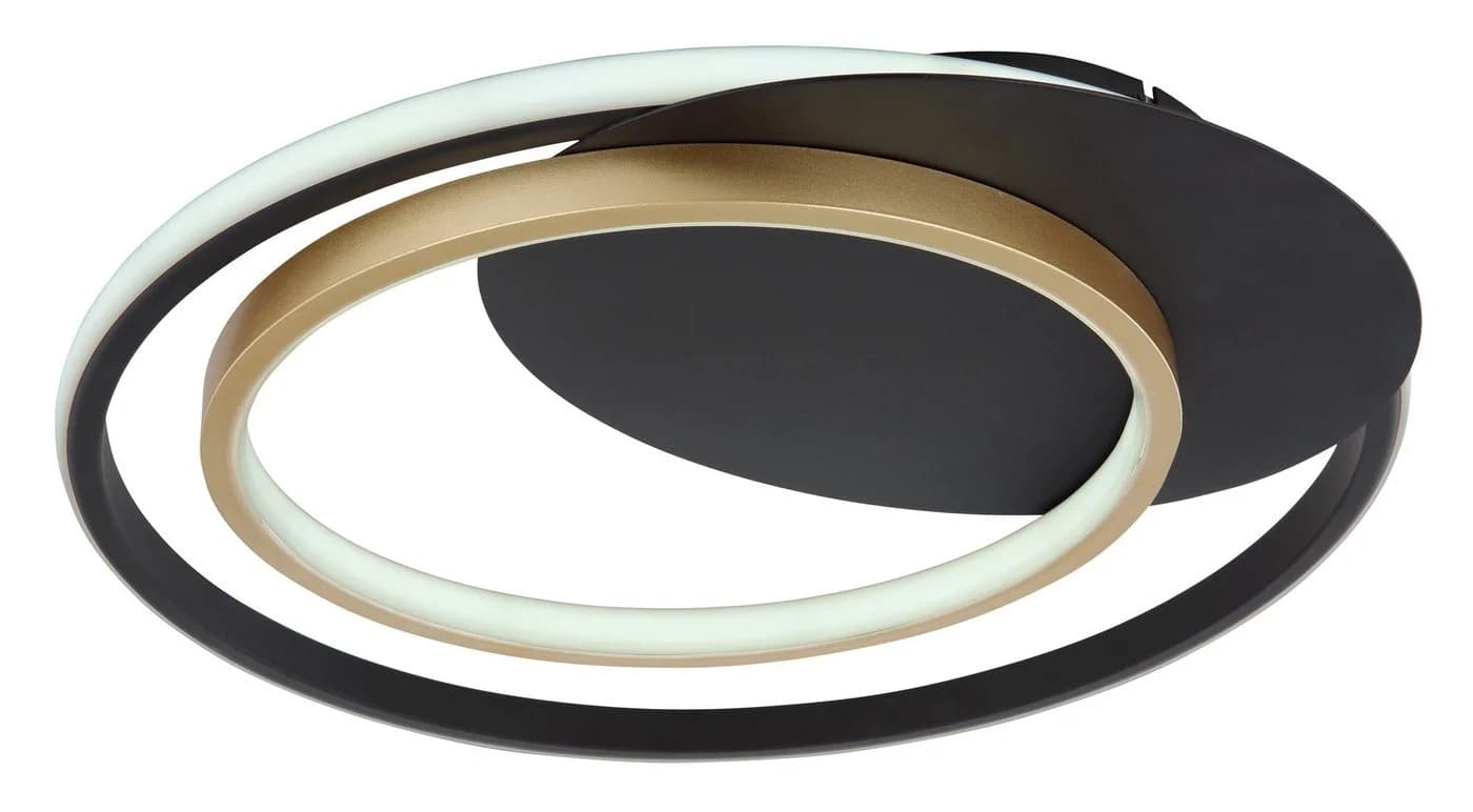 GLOBO LIGHTING Deckenleuchte RODAN Schwarz/Gold Dimmbar LED - Bild 4