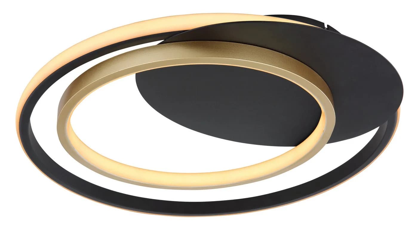 GLOBO LIGHTING Deckenleuchte RODAN Schwarz/Gold Dimmbar LED - Bild 5
