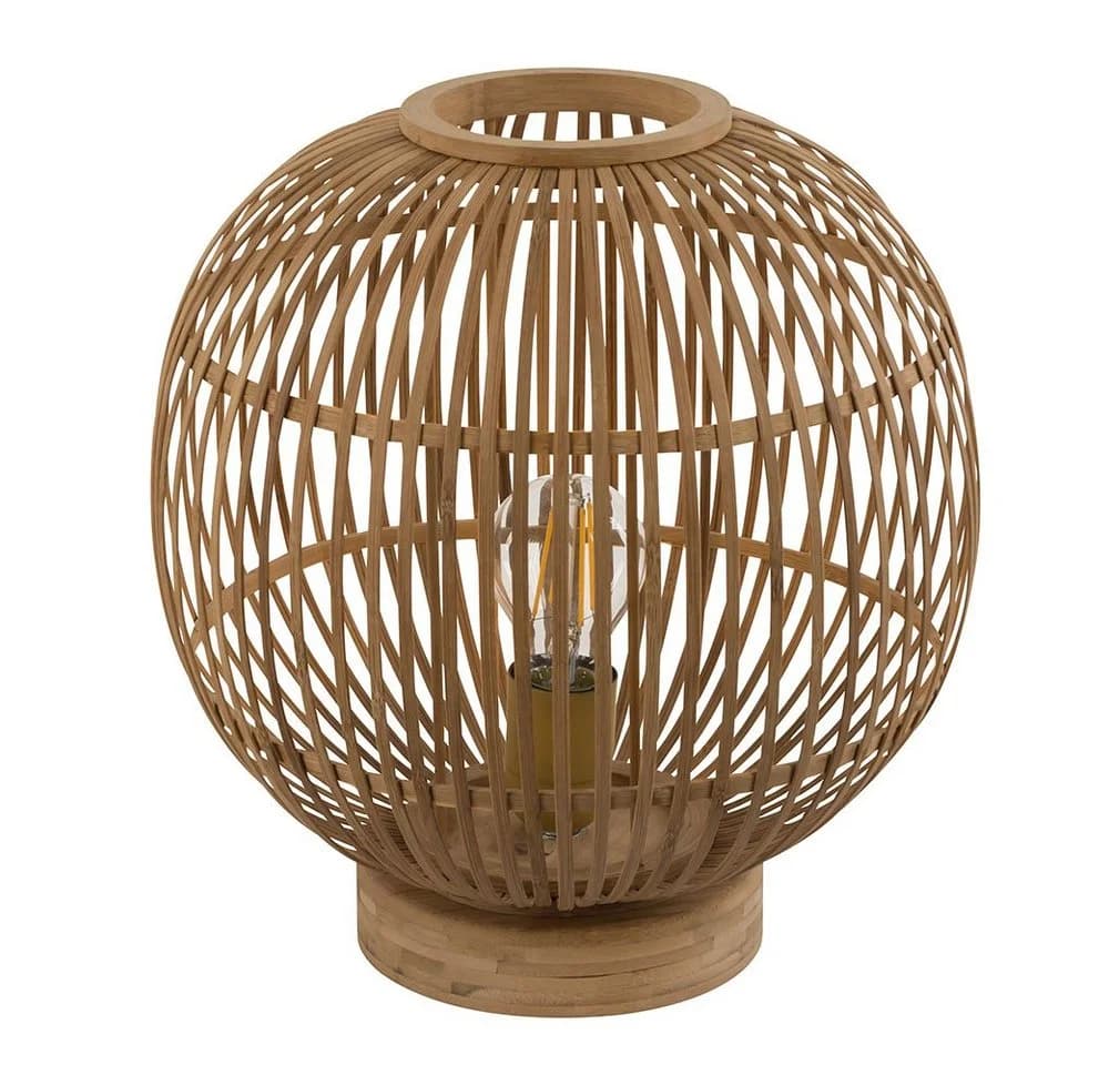Tischleuchte Hildegard aus Bambus, Ø 30 cm - Bild 4