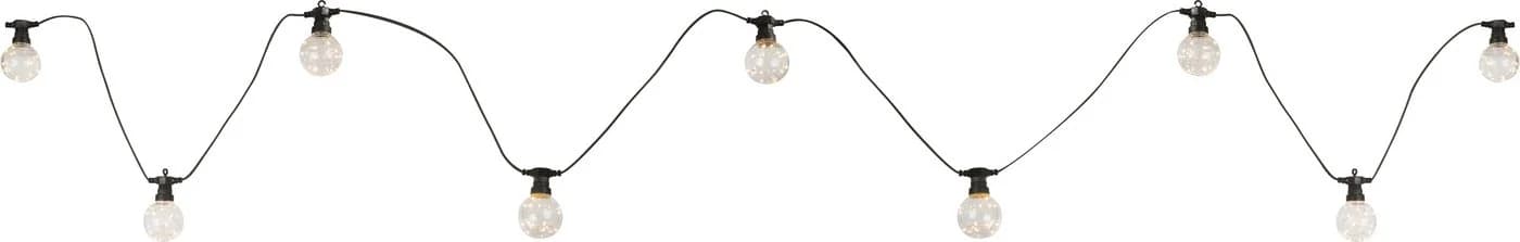 GLOBO LIGHTING LED-Lichterkette ALMAGA Schwarz 10 Leuchtmittel 2700K - Bild 3