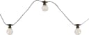 GLOBO LIGHTING LED-Lichterkette ALMAGA Schwarz 10 Leuchtmittel 2700K Bild 4