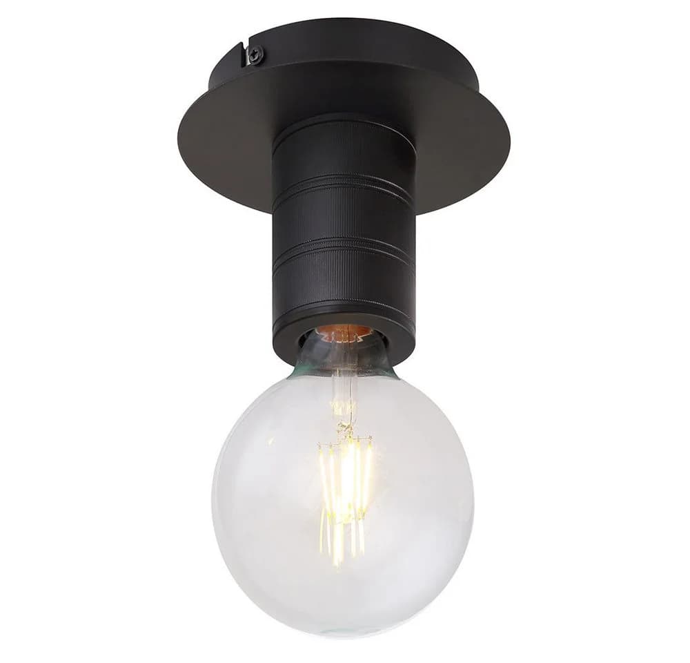 GLOBO LIGHTING Deckenleuchte Schwarz Aluminium